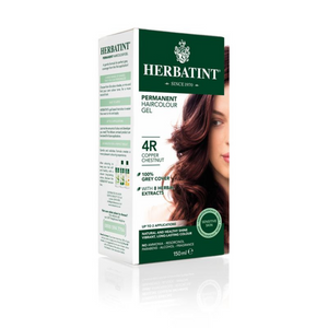 6 x Herbatint Permanent Herbal Hair Colour Gel - 4R Copper Chestnut Bundle