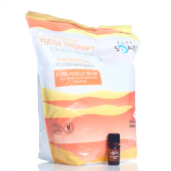 Sore Muscle Relief - Pure Soaks Bath Therapy Salts