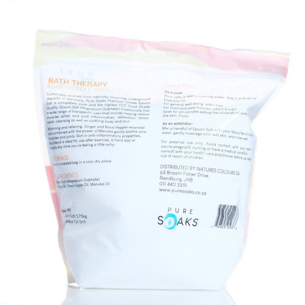 Sore Muscle Relief - Pure Soaks Bath Therapy Salts
