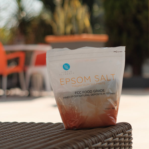 FCC Grade Epsom Salt 3KGS - Pure Soaks Bath Therapy Salts