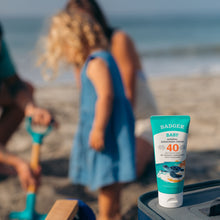NEW - Badger Baby Clear Zinc Sunscreen Cream 40 SPF 2.9 oz.