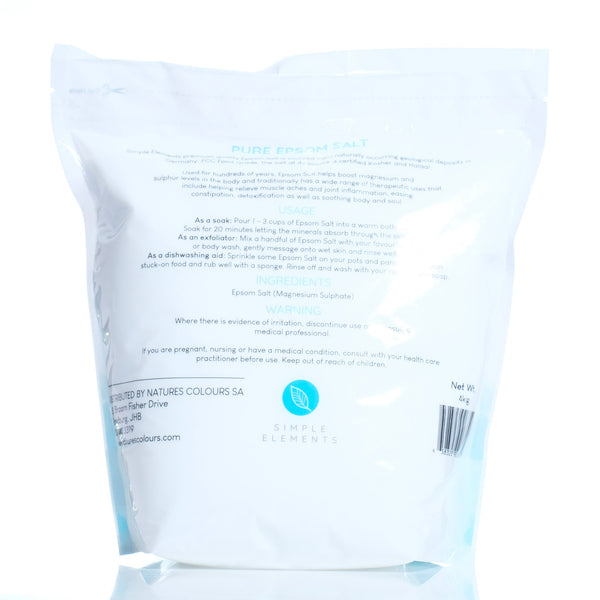 FCC Grade Epsom Salt 4KGS - Pure Soaks Bath Therapy Salts